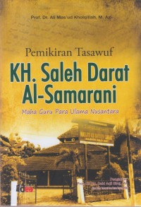 Pemikiran tasawuf KH. Saleh Darat Al-Samarani