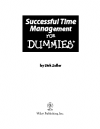 Successfull time management for dummies