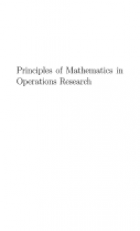 Principles of mathematics in operations research