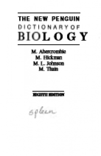 The new penguin dictionary of biology