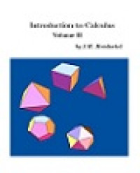 Introduction to calculus volume II