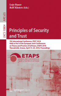 Principles of security and trust