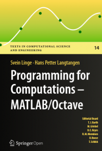 Programming for computations matlab/octave