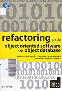 Refactoring pada object oriented software & object database