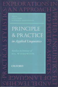 Principle & practice in applied linguistics