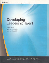 Developing leadership talent