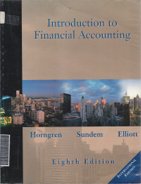 Introduction to financial accounting ed.VIII