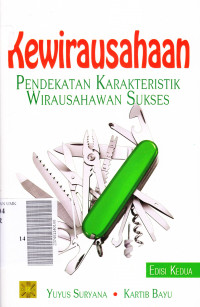 Kewirausahaan Pendekatan Karakteristik Wirausahawan Sukses