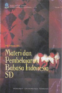 Materi pokok materi dan pembelajaran bahasa Indonesia SD;1-9;pgsd 4405