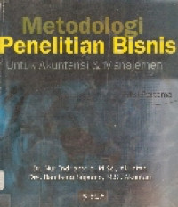 Metodologi penelitian bisnis: untuk akuntansi & manajemen