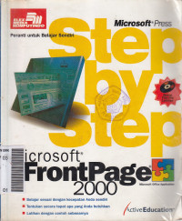 Microsoft frontpage 2000 microsoft office aplication step by step