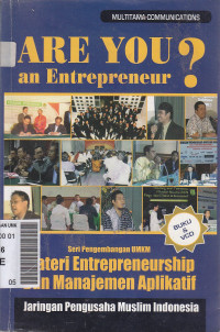 Are you an entrepreneur ? : materi pengembangan UMKM