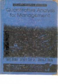 Quantitative analysis for management Ed.VIII