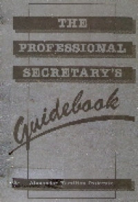 The professional secretary's guidebook
