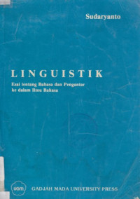 Linguistik: esai tentang bahasa dan pengantar ke dalam ilmu bahasa
