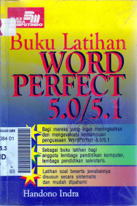 Buku latihan word perfect 5.0/5.1