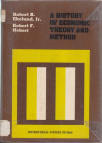 A history  of economic theory and method