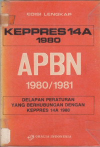 Kepres 14A 1980 APBN 1980/1981