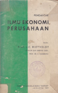 Pengantar ilmu ekonomi perusahaan