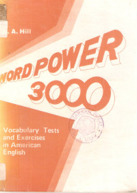 Word power 3000: vocabulary tests and exercises