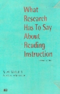 What research has to say about reading instruction