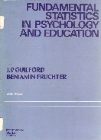 Fundamental statistics in psychology and education