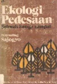 Ekologi pedesaan: sebuah bunag rampai