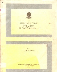 Buku materi pokok speaking 1;1-3;ing 2105