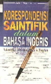 Korespondensi saintifik dalam bahasa inggris