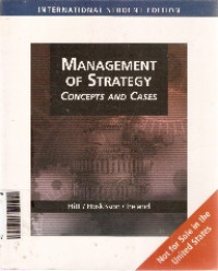 Management of strategy: conceps and cases