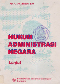 Hukum administrasi negara lanjut