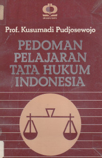 Pedoman pelajaran tata hukum Indonesia