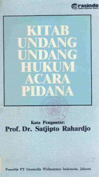 Kitab undang-undang hukum acara pidana