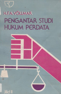 Pengantar studi hukum perdata jilid II