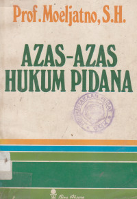 Azas-azas hukum pidana