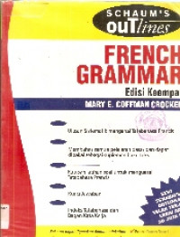 Schaums outline of french grammar