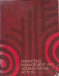 Marketing management and administrative action ed. III