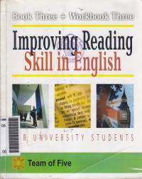 Improving reading skill in english for university student book 3