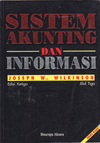 Sistem akunting dan informasi Ed.III jilid 3