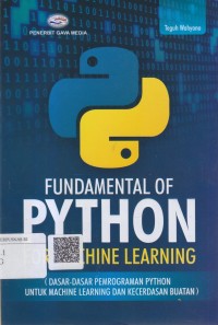 Image of Fundamental of python for machine learning (dasar-dasar pemrograman python untuk machine larning dan kecerdasan buatan) - 80