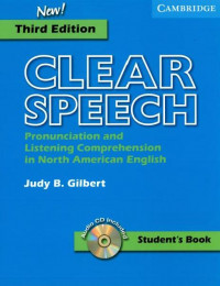 Clear speech: pronunciation and listening comprehension in American english students book