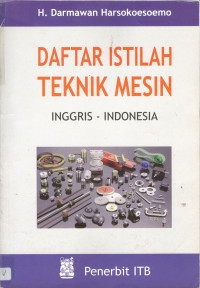 Image of Daftra istilah teknik mesin (Inggris-Indonesia)