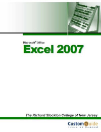 Microsoft excel 2007