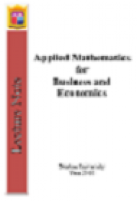 Applied mathematics for business and economics