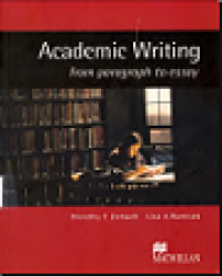 Academic writing from paragraph to essay
