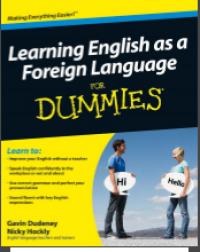 Learning english as a foreign language for dummies