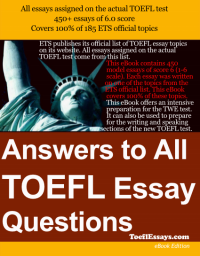 Answer to all toefl essay question