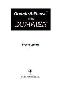 Google adsense for dummies