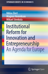 Institutional reform for innovation and entrepreneurship