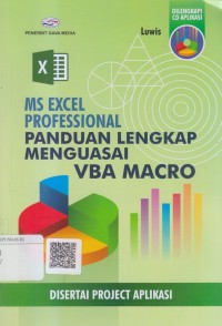 Image of Ms excel profesional panduan lengkap menguasai vba macro (disertai project aplikasi)